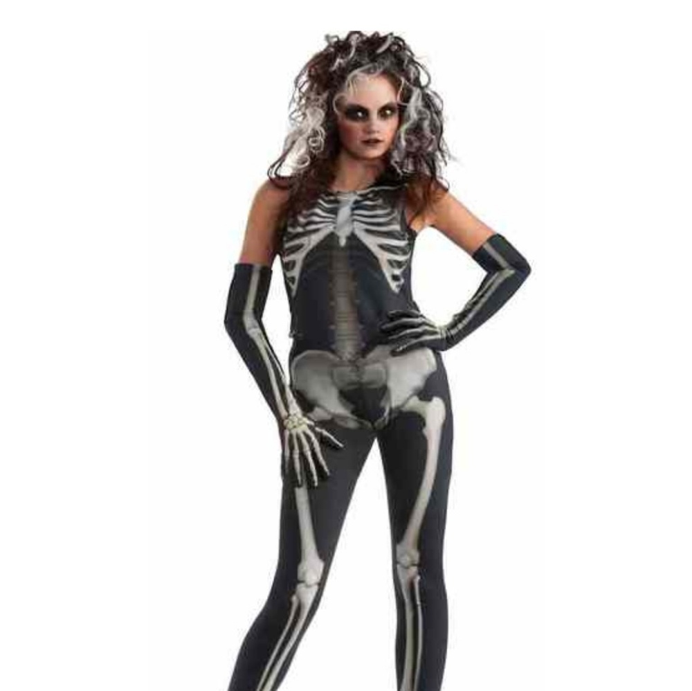 *Halloween Sensations Standard Skelee Girl Costume